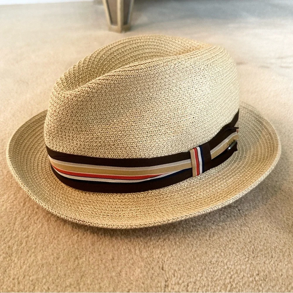 Bailey of Hollywood Salem Braided Toyo Straw Fedora Hat